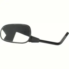 Mirror left black M12 left hand thread (single)