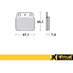 Bremsbeläge für LT-Z400 '03-18 + LT-R450 '06-11 + KFX400