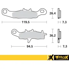 Bremsbeläge für KX80/85/100 '97-20 + RM85 '05-20
