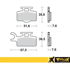Bremsbeläge für KX65 '00-20 + RM65 '03-05