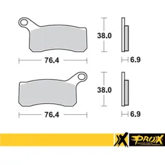Bremsbeläge für KTM450/505/525SX-XC ATV '08-12