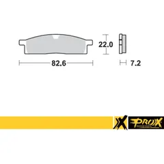 Bremsbeläge für YZ80/85 '93-20 + TT-R125 '00-16