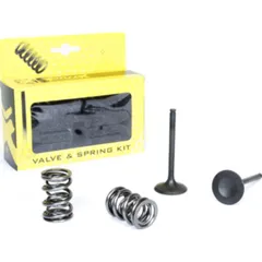 steel exhaust valve/spring kit for KX450F '09-18