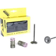 steel intake valve/spring kit for CRF250R '04-07 + CRF250X