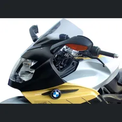 Racing windscreen smoke grey 405x430mm with ABE
