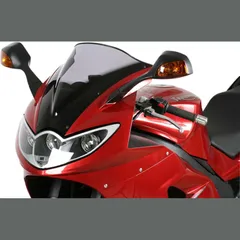 Racing windscreen smoke grey 420x390mm with ABE
