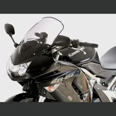 Racing windscreen smoke grey 545x360mm with ABE