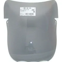 Touring windshield black 335x315mm with ABE