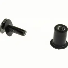 Gummimutter M5 mit Schraube 6er Set (4025066135196)