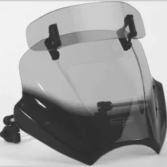 Variotouringscreen for Nakedbikes black 350x410mm with ABE