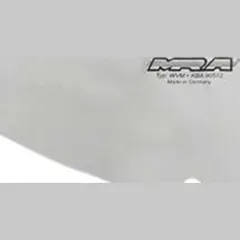 Racing windscreen smoke grey 370x400mm with ABE