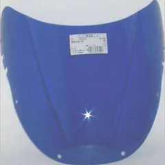 Racing windscreen smoke grey 335x430mm with ABE