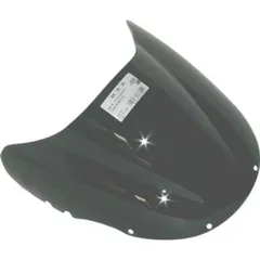 Racing windscreen smoke grey 350x440mm with ABE