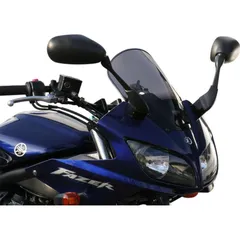 Racing windscreen smoke grey 350x270mm with ABE