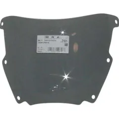 Spoiler screen smoke grey 230x360mm with ABE
