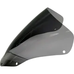 Racing windscreen black 340x405mm with ABE