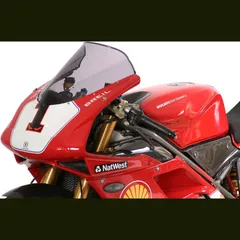 Racing screen clear 350x350mm with ABE