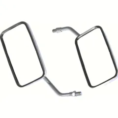 Mirror set chrome, M10, one left and one right thread
