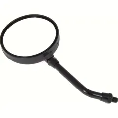 mirror black left+right short M10 right-threaded (single)
