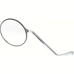 Mirror right black right with chrome pin M10 left-threaded (single)