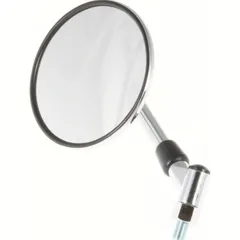 Mirror left + right chrome M10 right-threaded (single)
