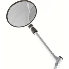Mirror chrome left + right M10 right-threadedapp. 21cm shaft length (single)
