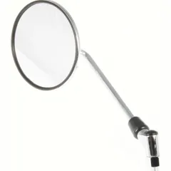 Mirror chrome left+right M10 right-threaded app. 17cm shaft length (single)