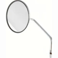Mirror left chrome M10 right-threaded (single)