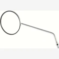 Mirror chrome leftM10 right-threaded (single) long arm