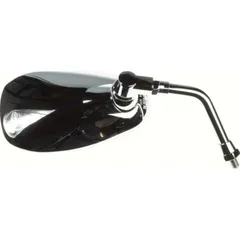 Mirror chrome left M10 right-threaded (single)