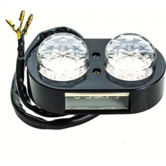 # SHIN YO LED twin taillight, black, E-mark