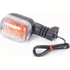 SHIN YO Indicator DUC STYLE, black, smoke lens, for front right or rear left side, 6 mm fixing hole, E-mark.