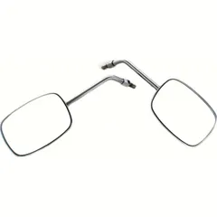 Mirror pair chrome M10 (pair) left and right thread