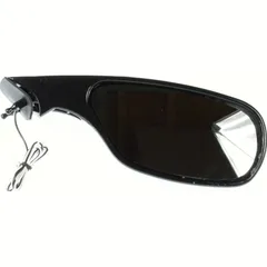 Mirror right, black with LED indicator