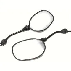 Mirror black (pair) M8 right thread