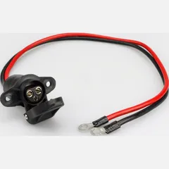 Starting- and loading socket with cable