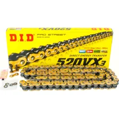 Kette X-Ring VX3 520, 106 G&B mit Hohlnietschloß / nutzbar bis 96kW (130PS) / bis 750ccm