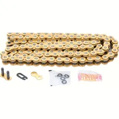 DID chain 520 ERVT (Gold) 118 links with clip lock / usable up to 55KW (75HP) / up to 500cc