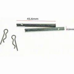 Faustsattel TourMax Bremssattelbolzenset PPS-908 Länge 45,50mm Durchmesser 4,60mm