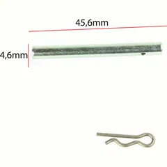Faustsattel TourMax Bremssattelbolzen PPS-909 Länge 45,60mm Durchmesser 4,60mm