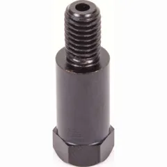 Mirror adapter black 8 mm left thread out - 8 mm right thread inside