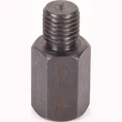 Adapter 10mm outer thread left turning/ 10mm inner thread(mirror) right turning thread - black