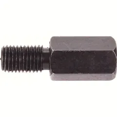 Adapter 10mm outer thread left turning/ 10mm inner thread(mirror) left turning thread - black