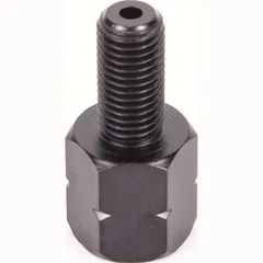 Mirror adapter black 10mm right thread out - 8mm left thread inside