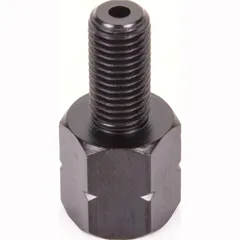 Mirror adapter black 10mm right thread out - 10mm left thread inside