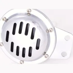 Horn 12V chrome diameter 100mm