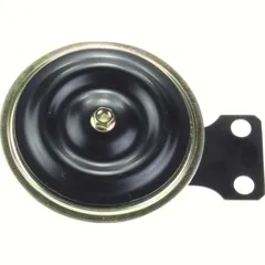 Horn 6V black/gold diameter 90mm