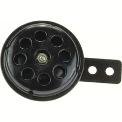Horn 12V black diameter 70mm