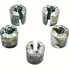 20 grams wheel balancing weights for spoke wheels - chrome (5 pieces set)