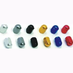Valve cap aluminium red